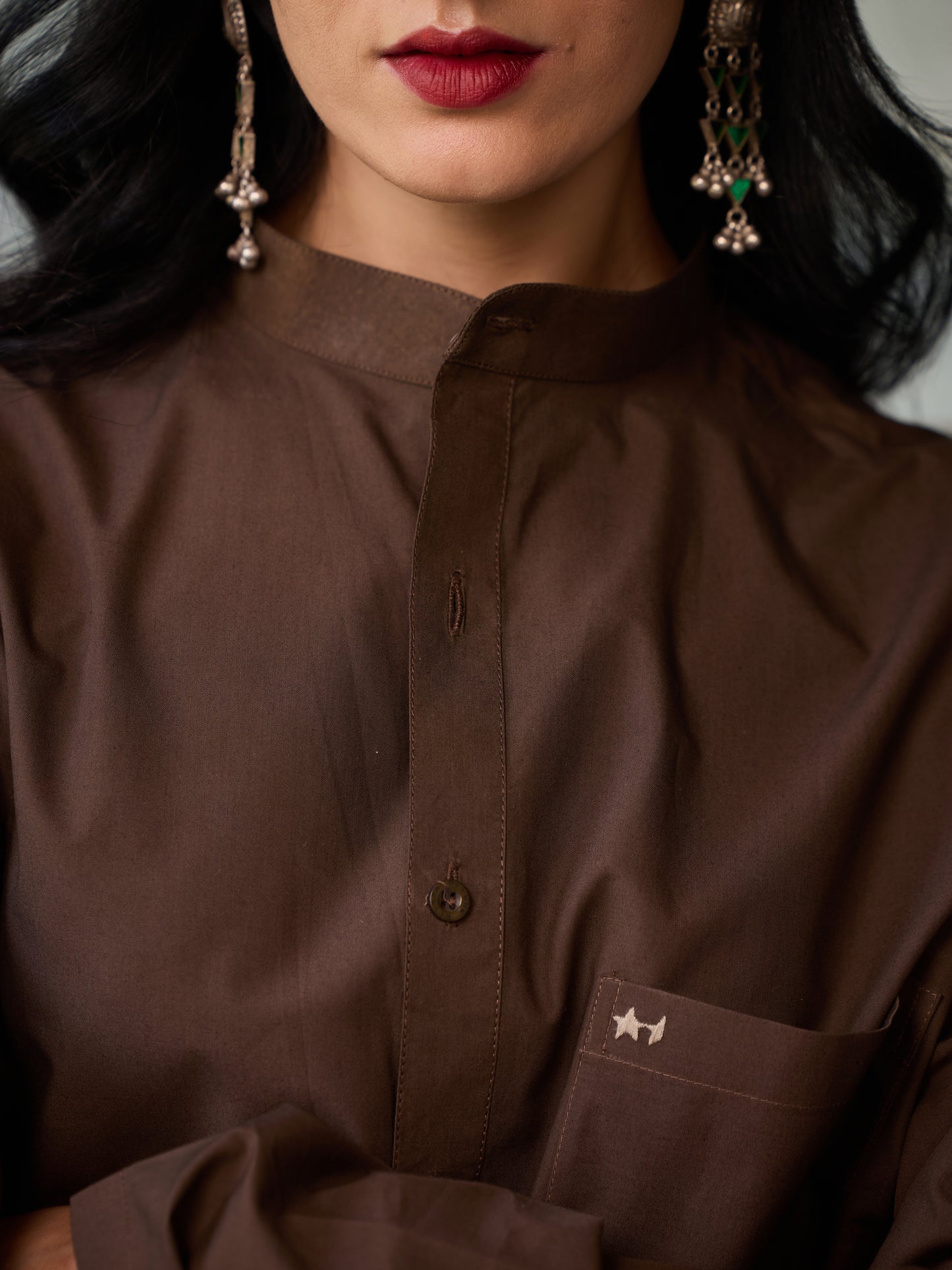 Misraa Signature Kurta - Coffee Bean (Women)