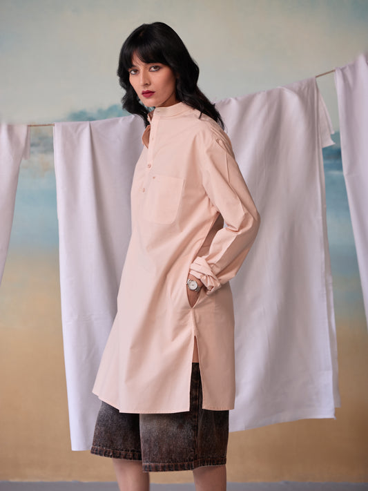 Misraa Signature Kurta - Sand (Women)