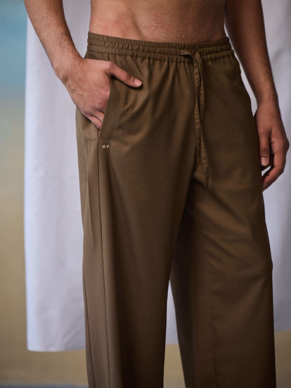 Misraa Signature Pants - Olive Beige (Men)