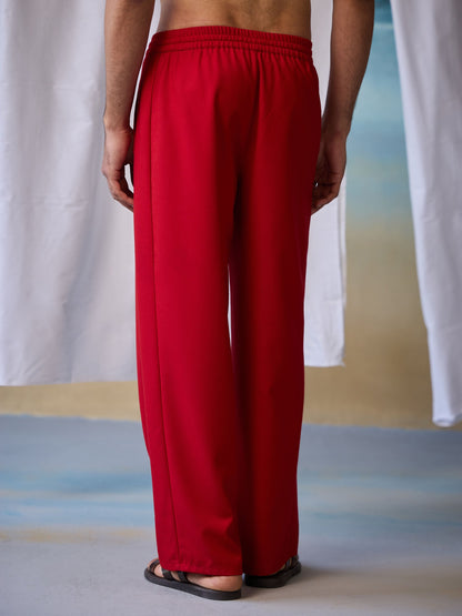 Misraa Signature Pants - Red (Men)