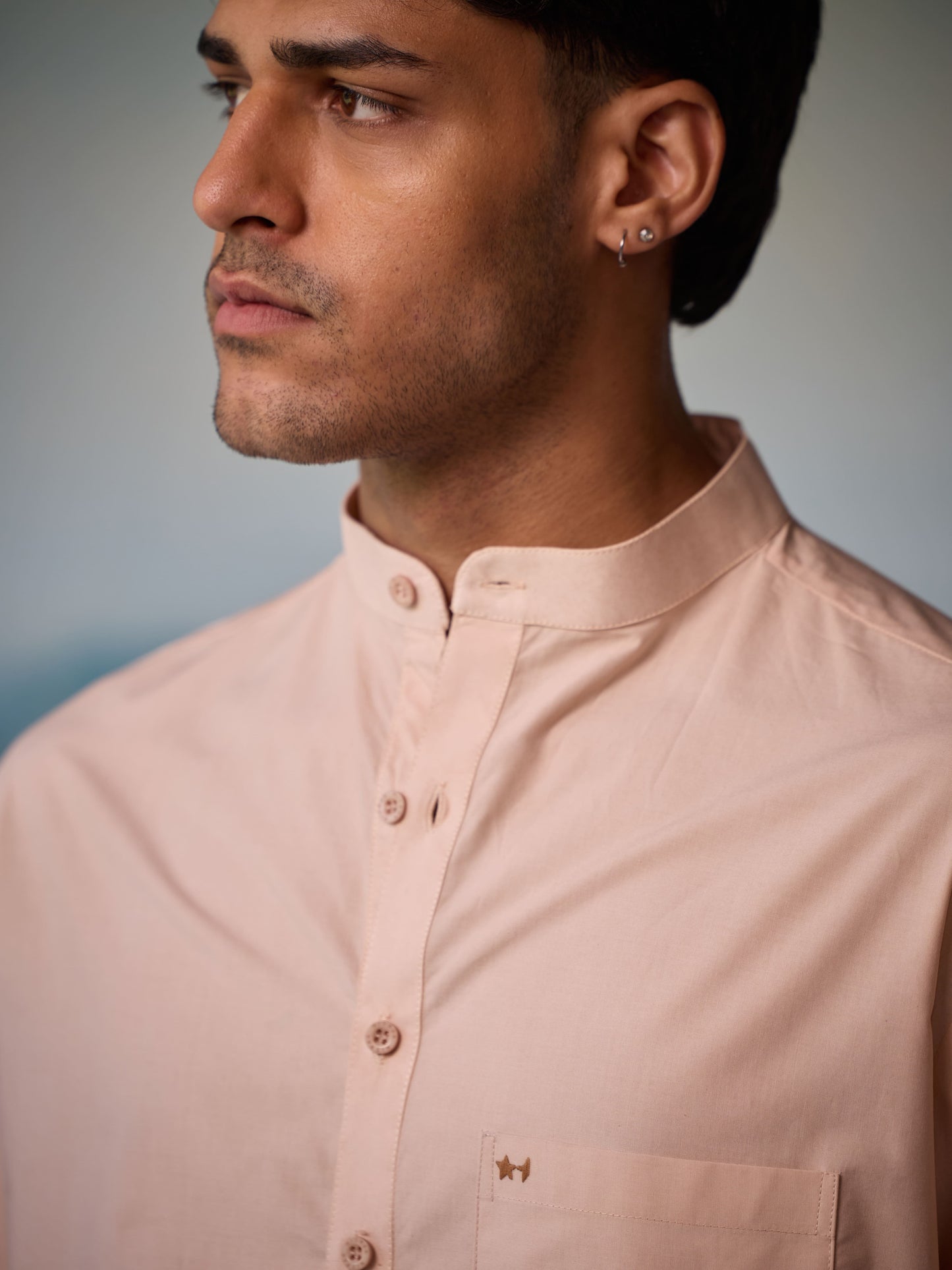 Misraa Signature Kurta - Sand (Men)