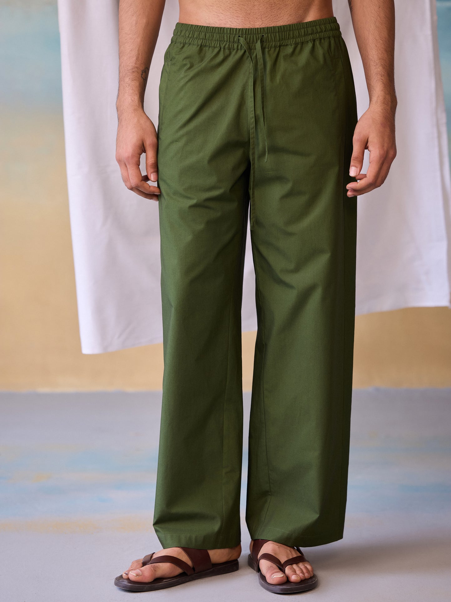 Misraa Signature Pants - Chive Green (Men)