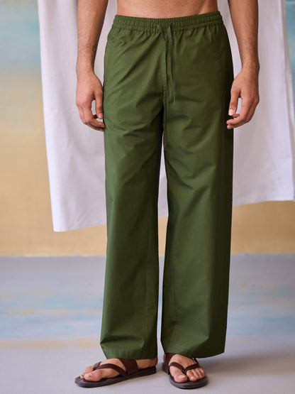 Misraa Signature Pants - Chive Green (Men)