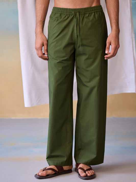 Misraa Signature Pants - Chive Green (Men)