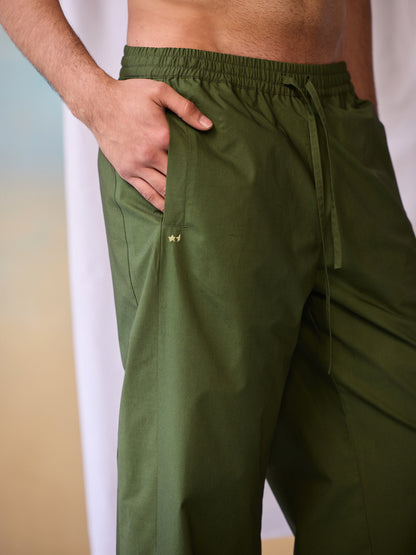 Misraa Signature Pants - Chive Green (Men)