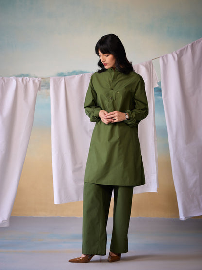 Misraa Signature Pants - Chive Green (Women)