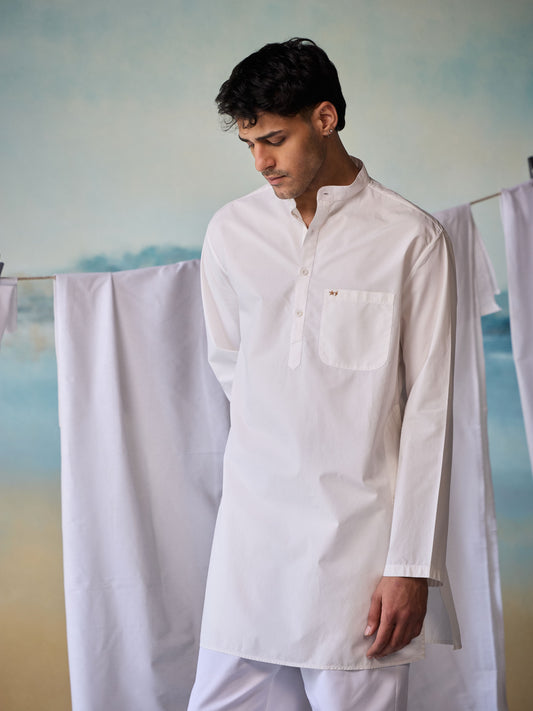 Misraa Signature Kurta - White (Men)