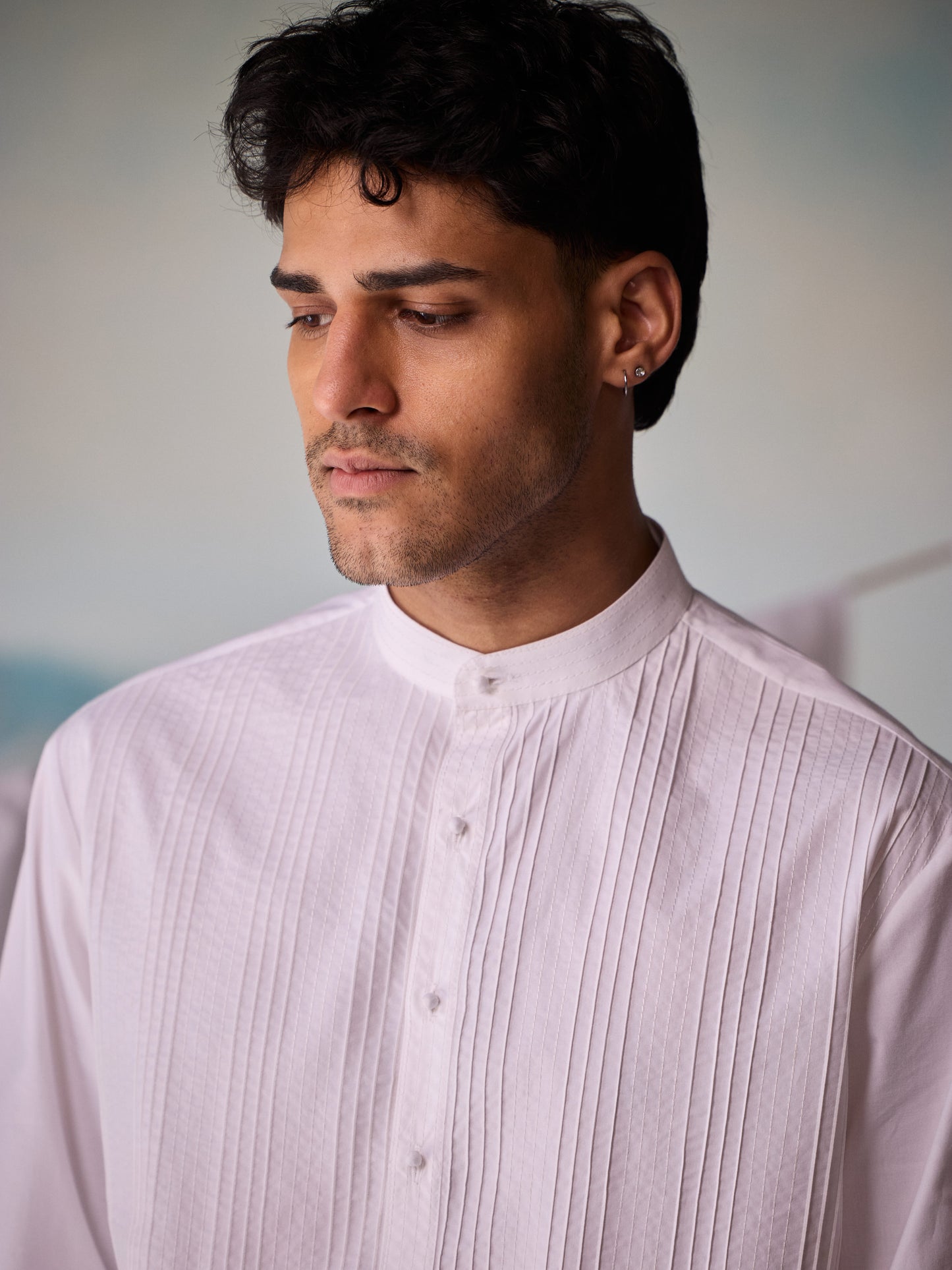 Misraa Signature Pin Tuck Kurta