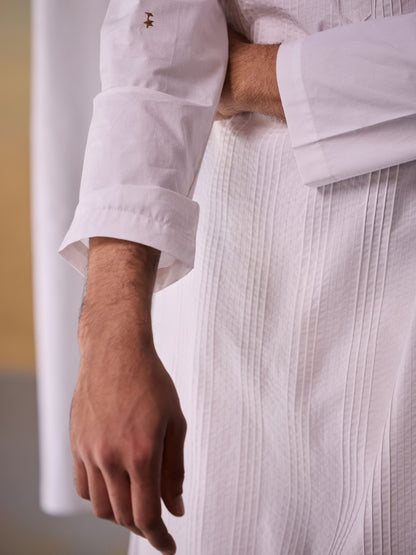 Misraa Signature Pin Tuck Kurta