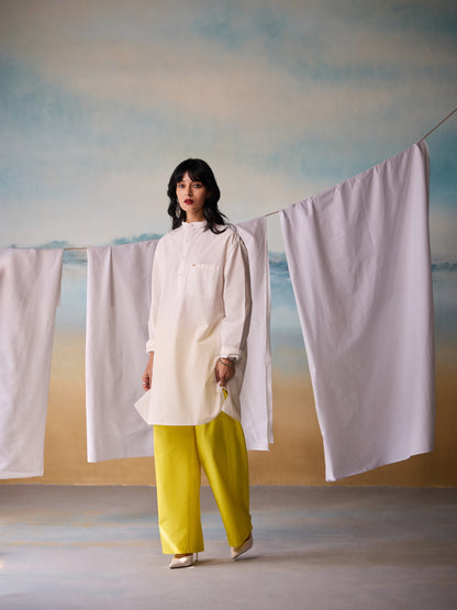 Misraa Signature Kurta - White (Women)