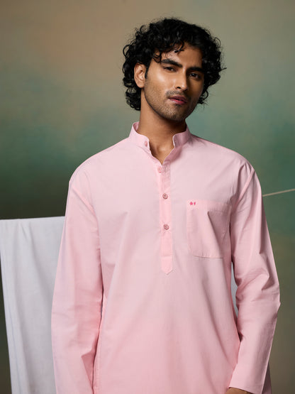 Misraa Signature Kurta - Petal Pink (Men)