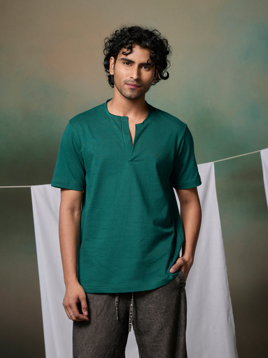 Misraa Signature Tshirt - Forest Green