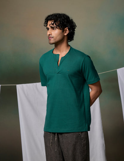 Misraa Signature Tshirt - Forest Green