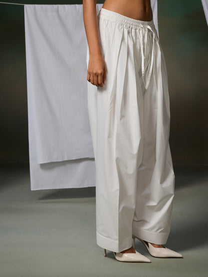 Misraa Salwar Pants - White