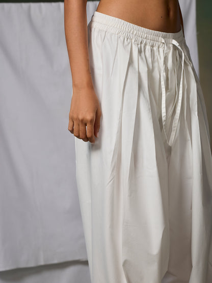 Misraa Salwar Pants - White