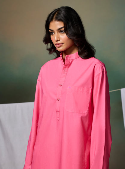 Misraa Signature Kurta - Ultra Pink (Women)