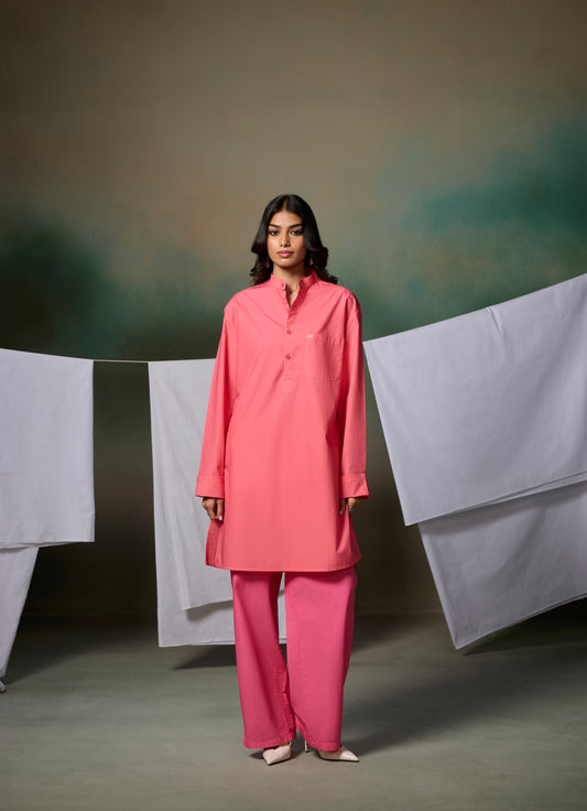 Misraa Signature Kurta - Dragon Pink (Women)