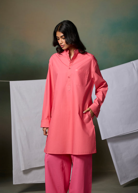 Misraa Signature Kurta - Dragon Pink (Women)