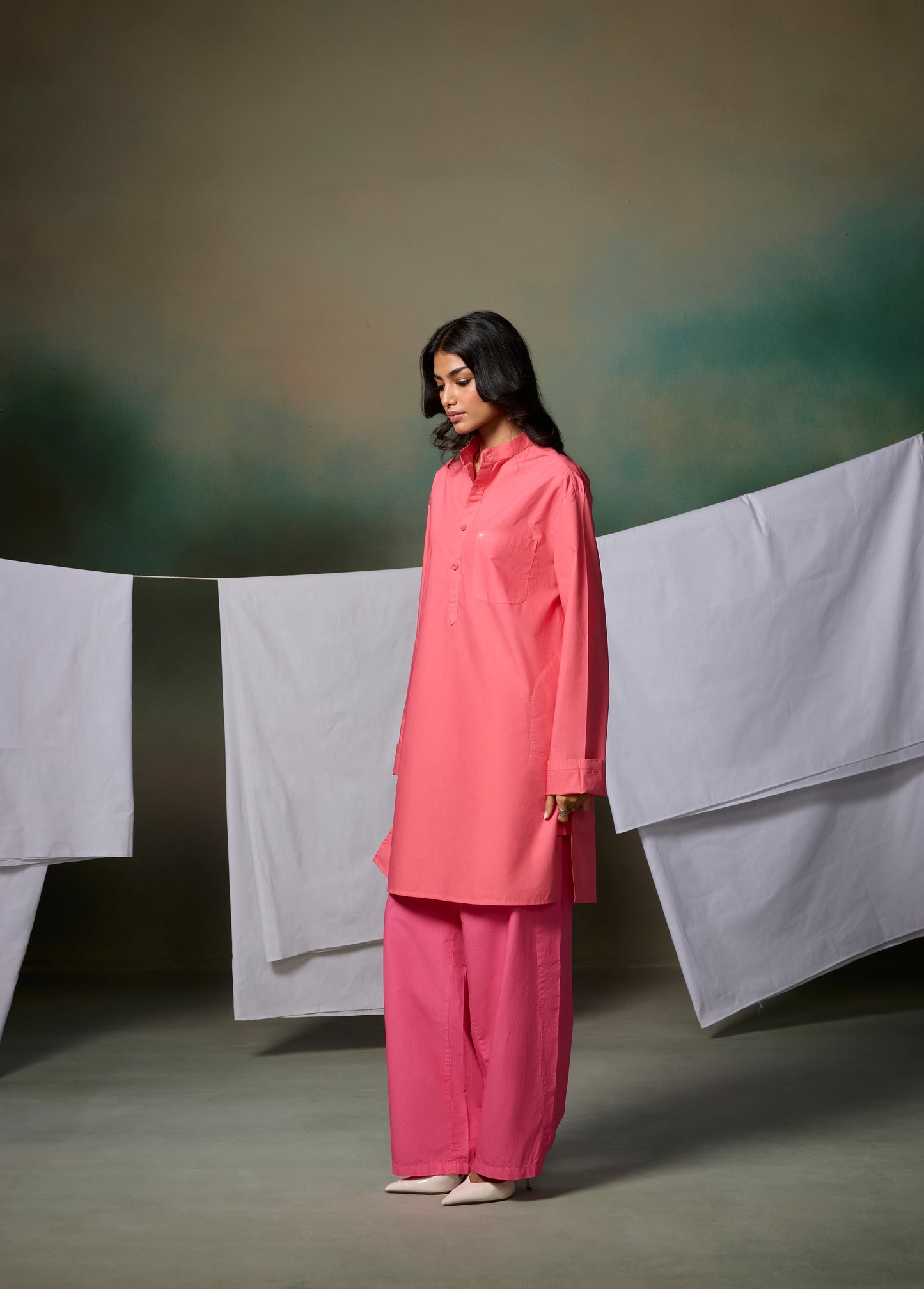 Misraa Signature Kurta - Dragon Pink (Women)
