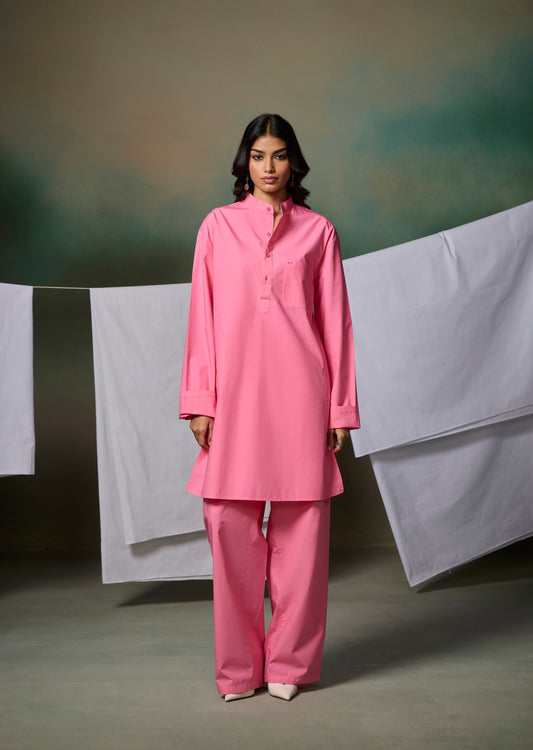 Misraa Signature Kurta - Magnolia Pink (Women)