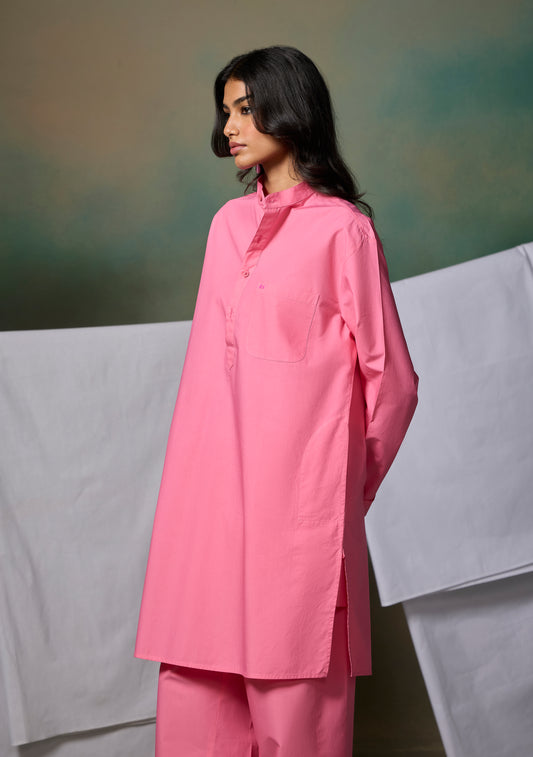 Misraa Signature Kurta - Magnolia Pink (Women)