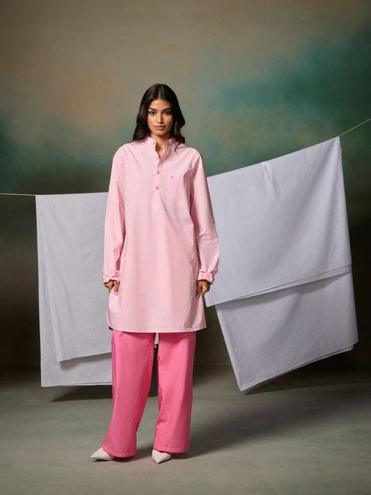 Misraa Signature Kurta - Petal Pink (Women)