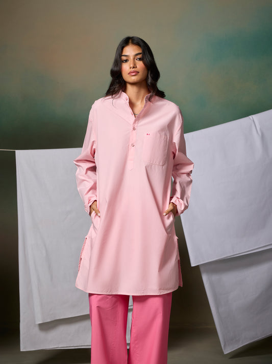 Misraa Signature Kurta - Petal Pink (Women)