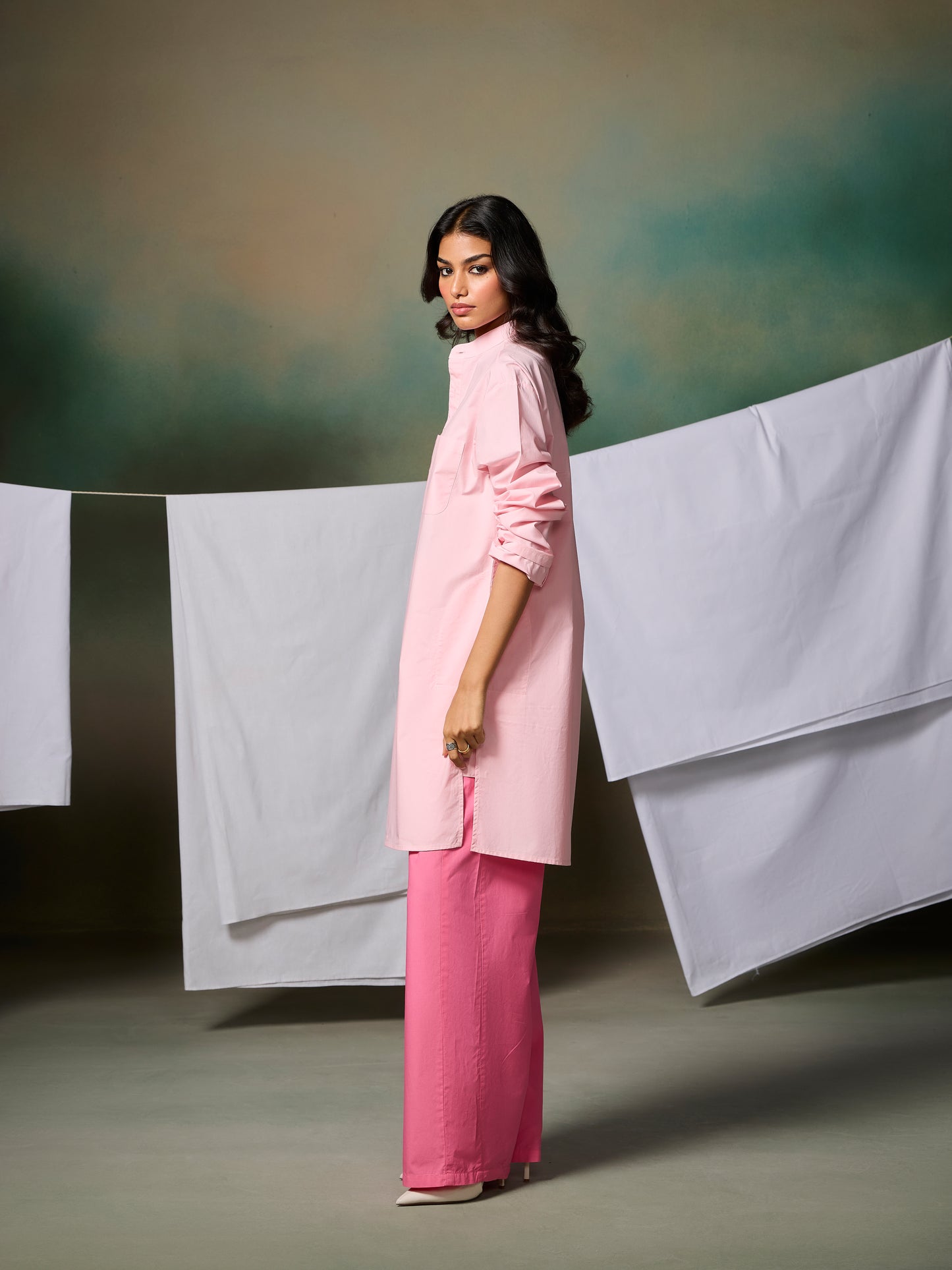 Misraa Signature Kurta - Petal Pink (Women)