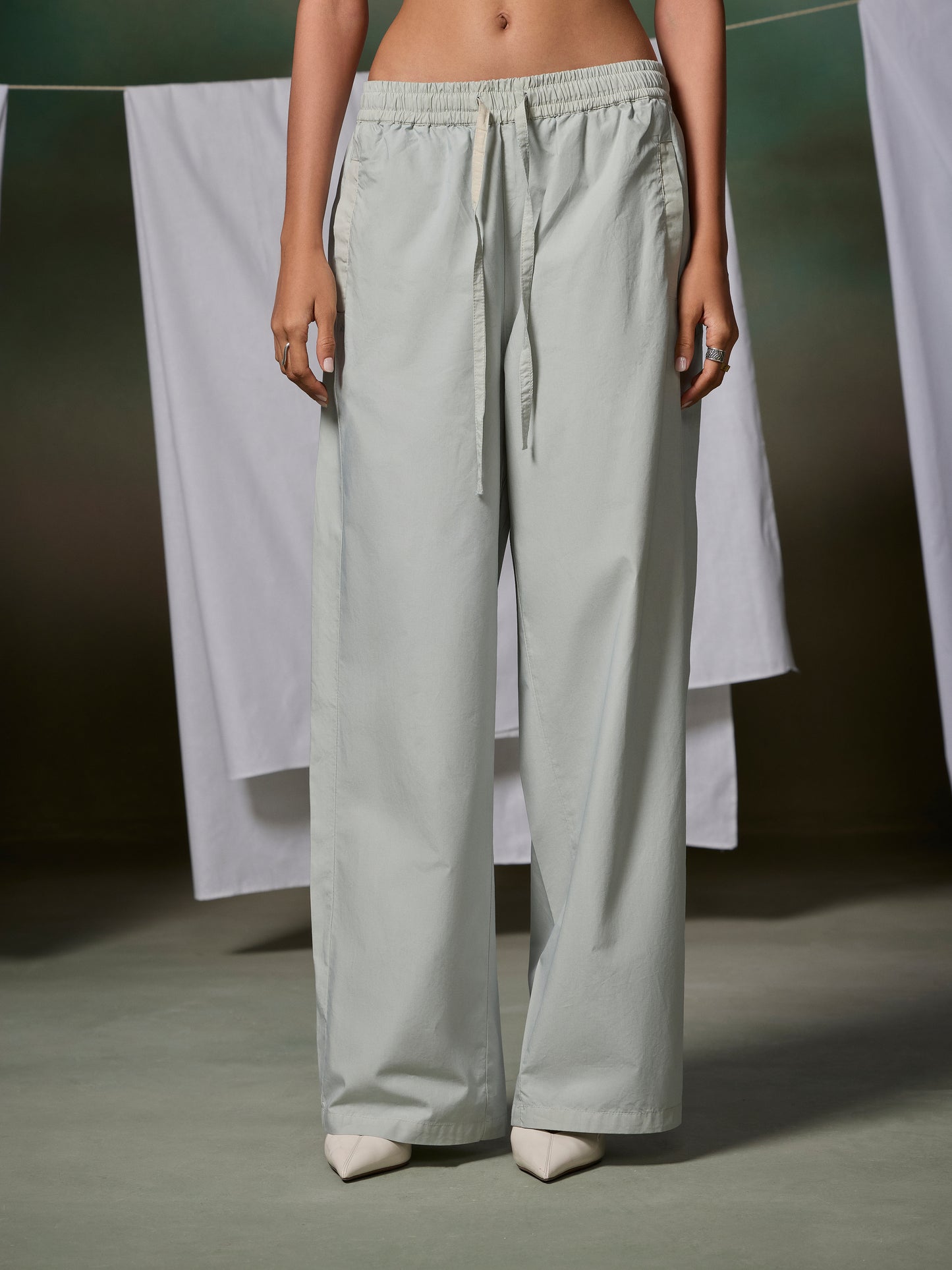 Misraa Signature Pants - Sea Shell Grey (Women)